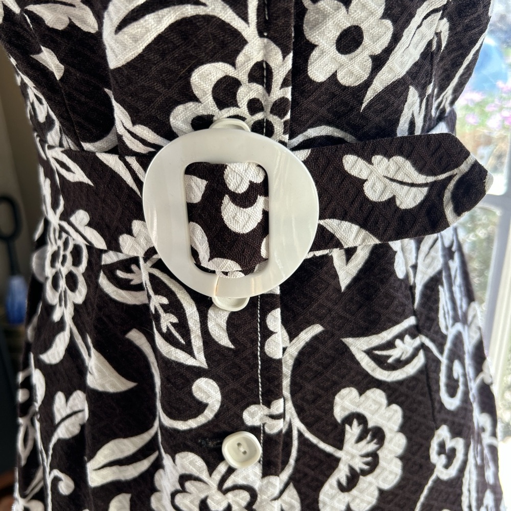American Vintage Black and White Floral Jumpsuit - Picture 5 of 7